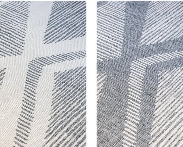 Krémovo-sivý vonkajší koberec 80x150 cm Gemini – Elle Decoration