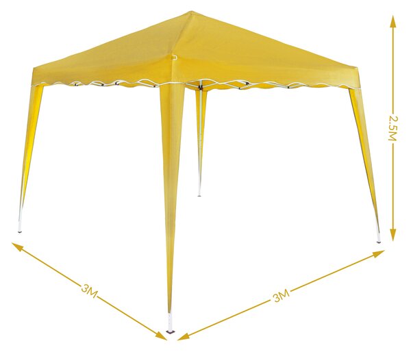 Záhradný altánok Capri 3x3 m - žltá