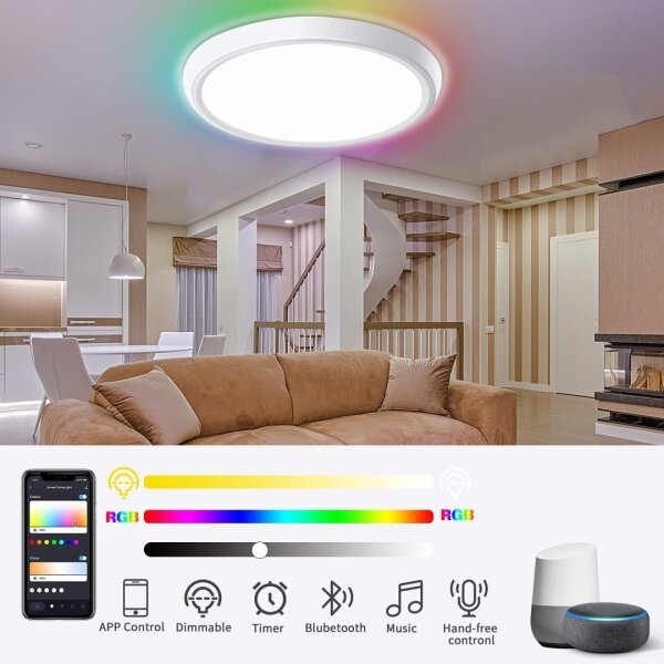 Immax NEO 07164-40- LED RGBCCT Stmievateľné svietidlo 50W/230V Wi-Fi Tuya+DO