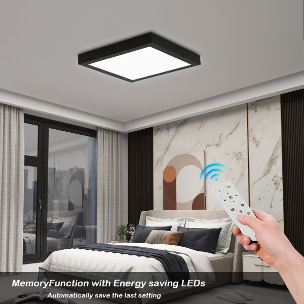 Brilagi-LED Stmievateľné kúpeľňové svietidlo FRAME SMART LED/24W/230V IP44 čierna+DO