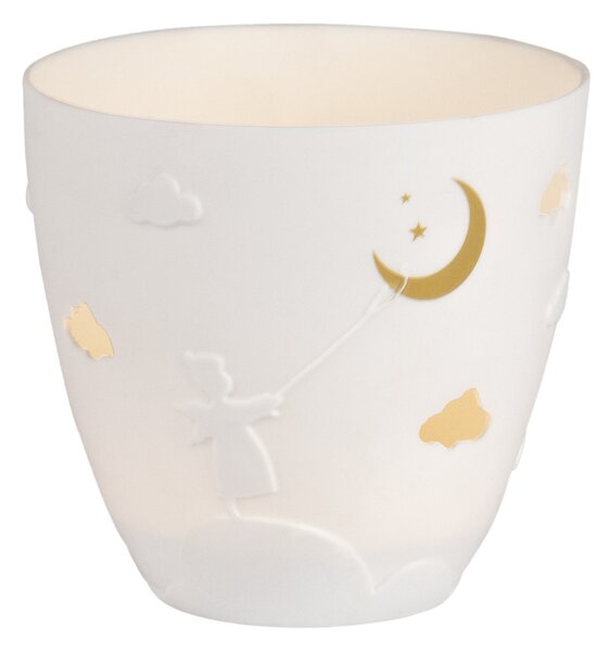 Porcelánový svietnik Angel and Moon 9 cm
