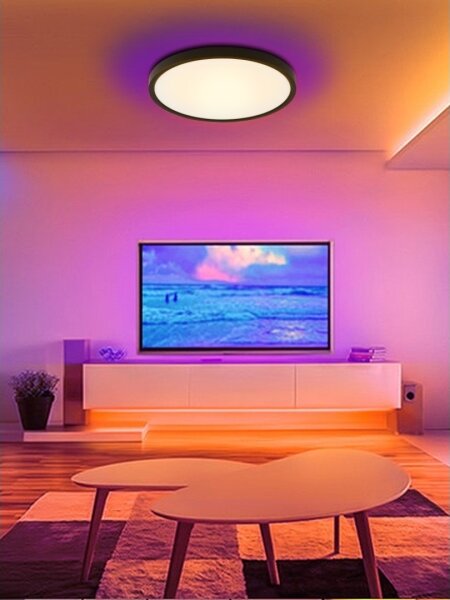 Immax NEO 07166-B40-LED RGBCCT Stmievateľné svietidlo 50W/230V Wi-Fi Tuya černá+DO