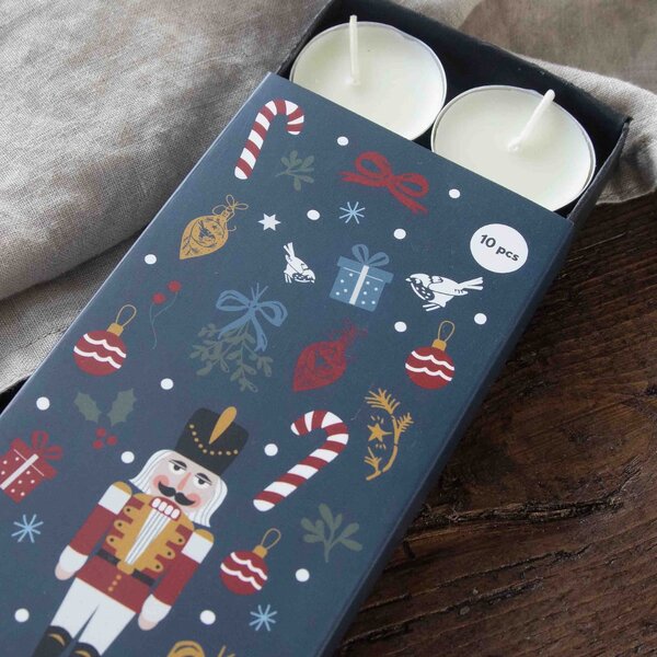 Vonné čajové sviečky Noël – set 10 ks