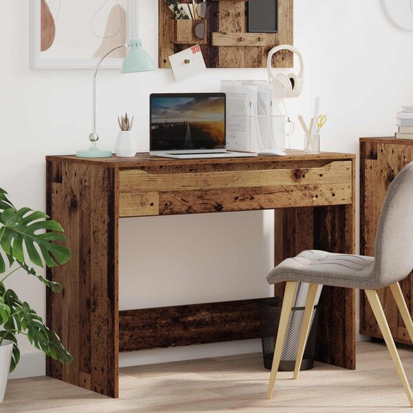 Maison Exclusive - písací stôl zo starého dreva 100 x 50 x 78 cm drevený materiál