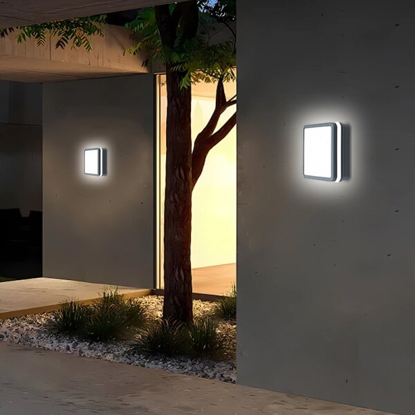 Brilagi - LED vonkajšie svietidlo so senzorom BENE LED/18W/230V 22x22 cm IP54