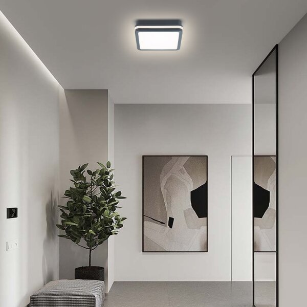 Brilagi - LED vonkajšie svietidlo so senzorom BENE LED/18W/230V 22x22 cm IP54
