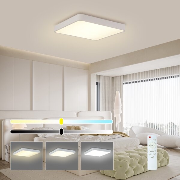 Brilagi - LED Stmievateľné svietidlo POOL SQUARE LED/36W/230V 3000-6000K 40x40 cm biela+DO