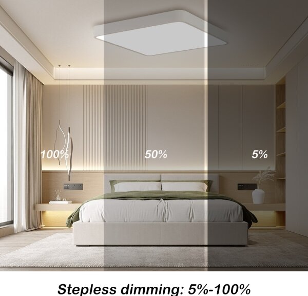 Brilagi - LED Stmievateľné svietidlo POOL SQUARE LED/36W/230V 3000-6000K 40x40 cm biela+DO