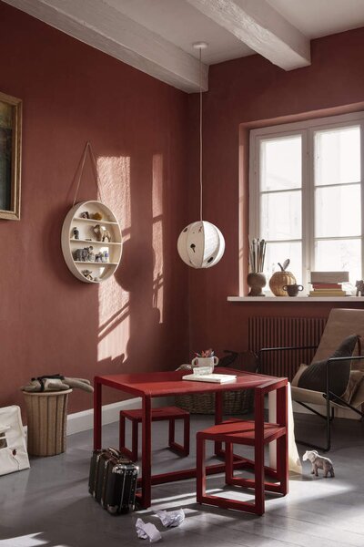 Ferm Living Ex-display stolička Little Architect Chair, poppy red
