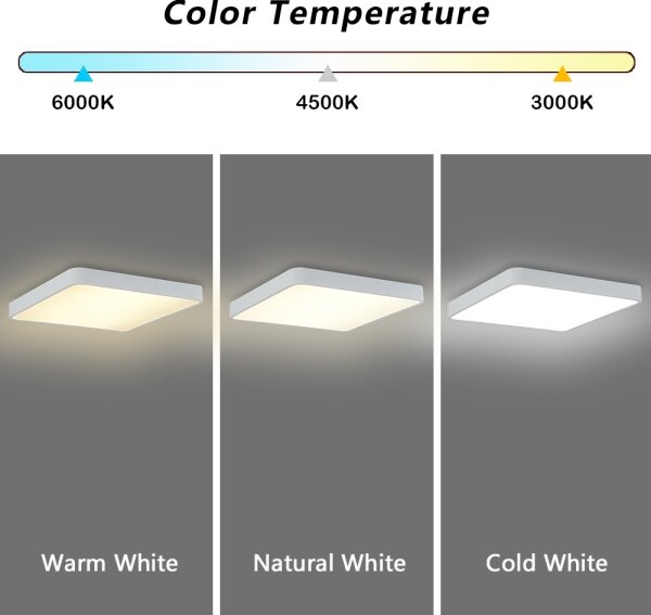 Brilagi - LED Stmievateľné svietidlo POOL SQUARE LED/36W/230V 3000-6000K 40x40 cm biela+DO
