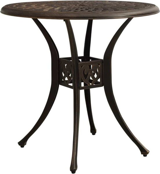 Maison Exclusive – Záhradný stôl Bronzen 78 x 78 x 72 cm z liateho hliníka