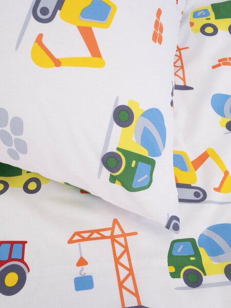 Bavlnená obliečka na vankúš Renforcé 40 × 40 cm - Autá