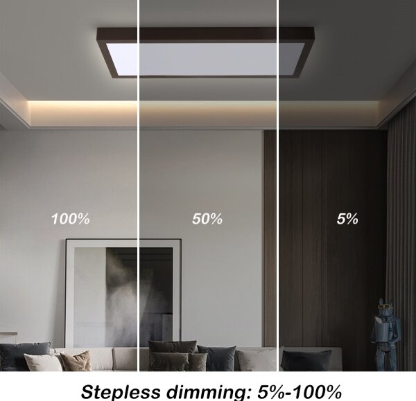 Brilagi - LED stmievateľné svietidlo FRAME SMART LED/30W/230V čierne IP44 + diaľkové ovládanie