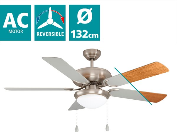 STROPNÝ VENTILÁTOR, 132/132/44 cm Eglo - Online Only bytové doplnky, Online Only