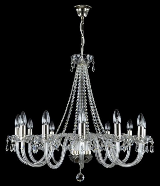 Wranovsky JWZ117122101 - Krištáľový luster na reťazi BONTON 12xE14/40W/230V