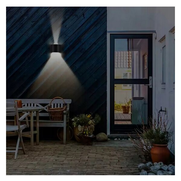 ECOLIGHT LED fasádne svietidlo IP65 - 7W - 360lm - antracit