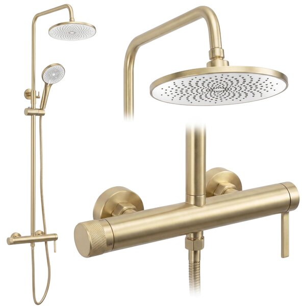 Sprchový set Rea Rivo Brush Gold