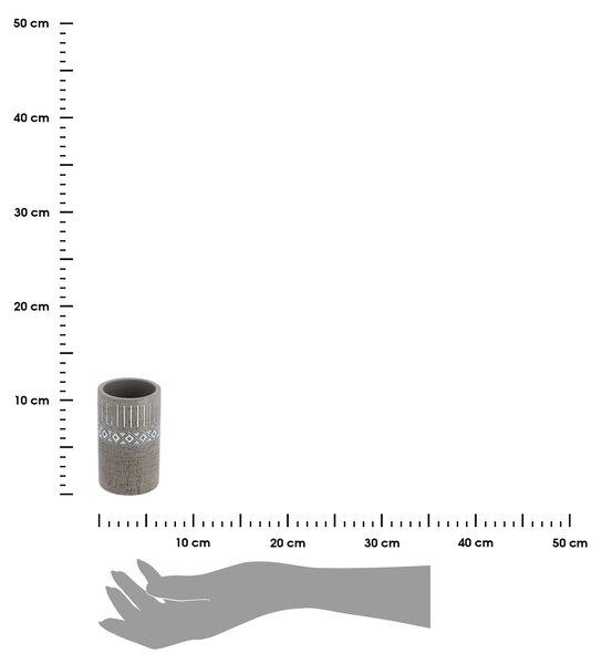 Kúpeľňový pohár Klass, kombinácia farieb, 200 ml