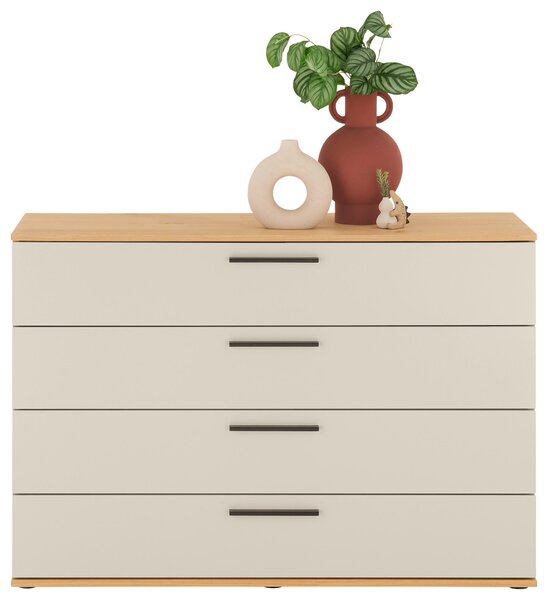 ŠIROKÁ KOMODA, farba duba, piesková, 120/83/46 cm Dieter Knoll - Komody
