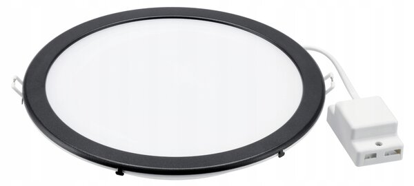 PHILIPS Okrúhly čierny rám 200mm pre panely 226,5mm 19W - dekoratívny