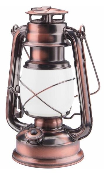 Extol - LED Petrolejová lampa LED/4xAA medená
