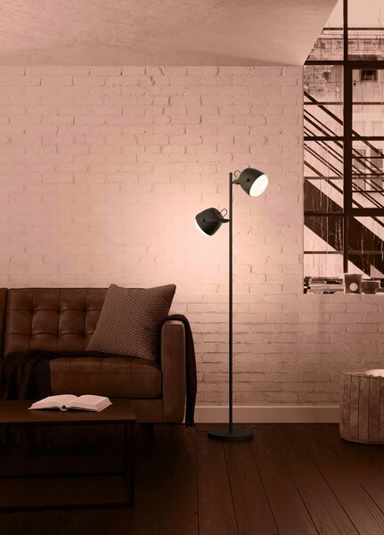 STOJACIA LAMPA, 18/162 cm Eglo - Online Only bytové doplnky, Online Only