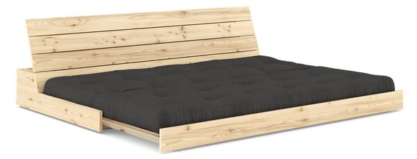 Tmavosivá rozkladacia pohovka 196 cm Base – Karup Design