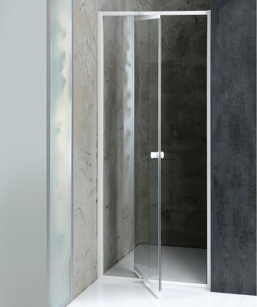 Otočné sprchové dvere AMICO 740-820x1850 mm, číre sklo