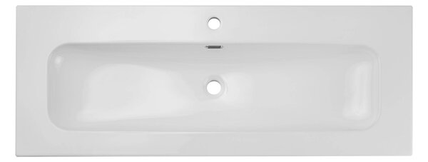 Závesné keramické umývadlo FLY 120 cm, biele