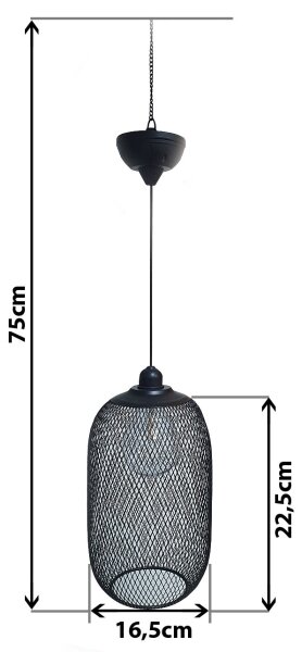 LED Solárny luster na lanku MEGGY 1,2V 200 mAh IP44