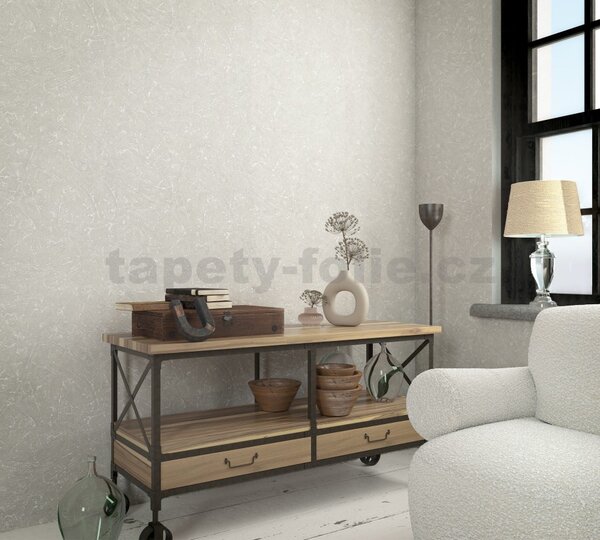 Vliesové tapety na stenu Loft 34152, rozmer 10,05 m x 0,53 m, stierkovaná omietkovina béžovo hnedá, MARBURG