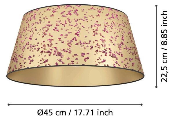 STROPNÉ SVIETIDLO, 45/22,5 cm Eglo - Online Only bytové doplnky, Online Only