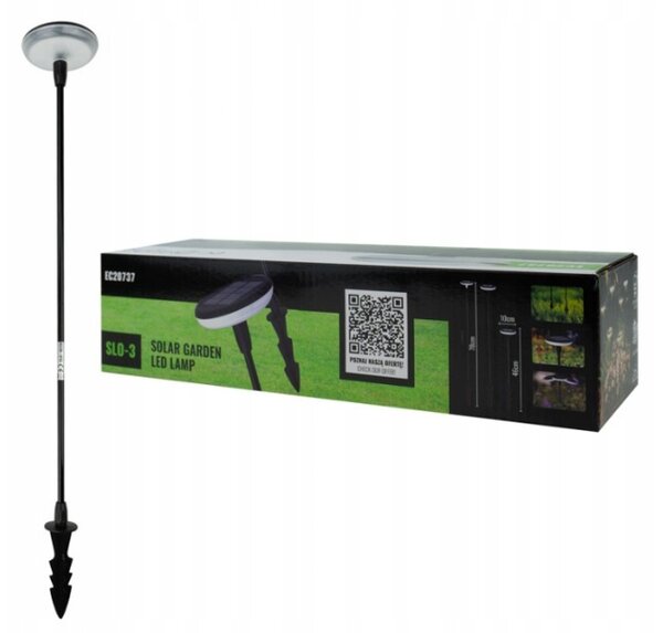 ECOLIGHT Solárne LED záhradné svietidlo IP65 s čidlom súmraku