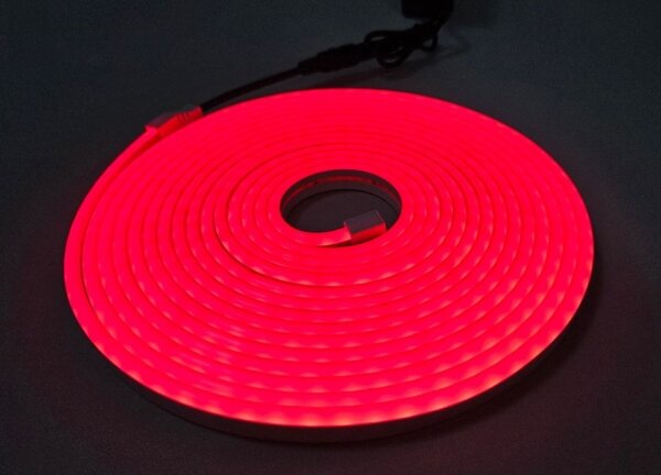 LED Flexibilný pásik NEON LED/10W/230V 5 m IP65 červená