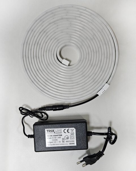 LED Flexibilný pásik NEON LED/10W/230V 5 m IP65 biela