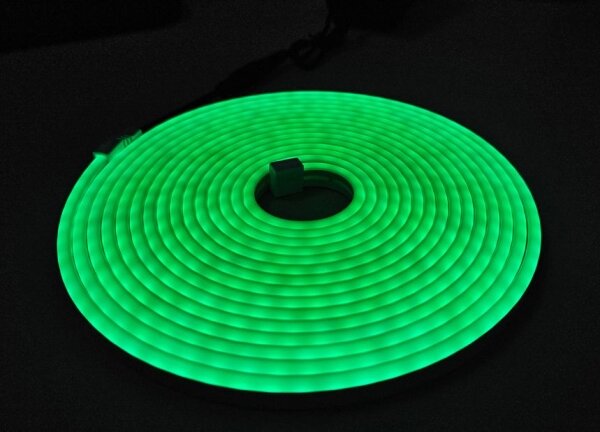 LED Flexibilný pásik NEON LED/10W/230V 5 m IP65 zelená