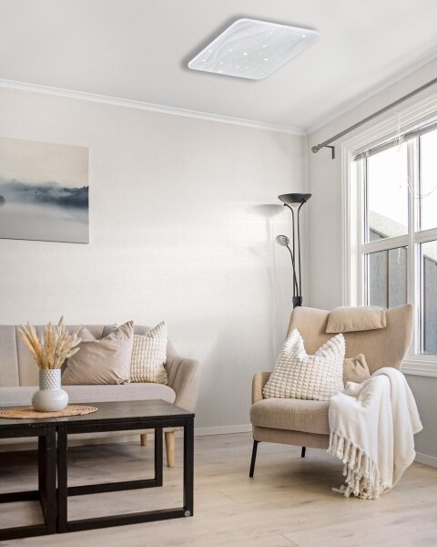 LED Stmievateľné stropné svietidlo NERIS LED/36W/230V 2700-6500K + diaľkové ovládanie