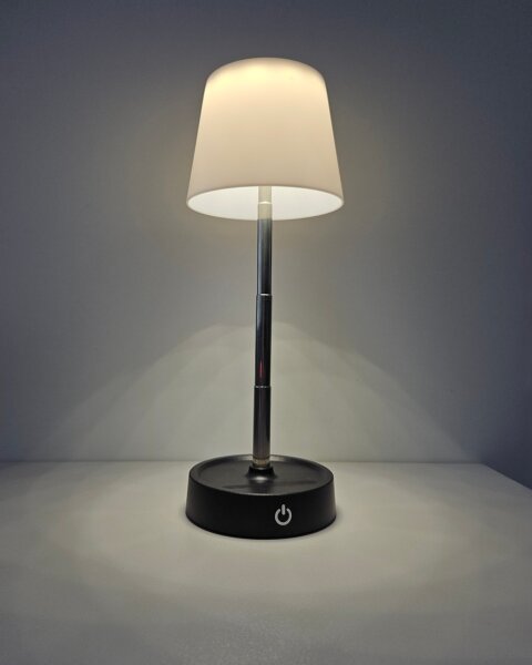 LED stmievateľná dotyková stolná lampa LED/3W/5V USB 800 mAh biela