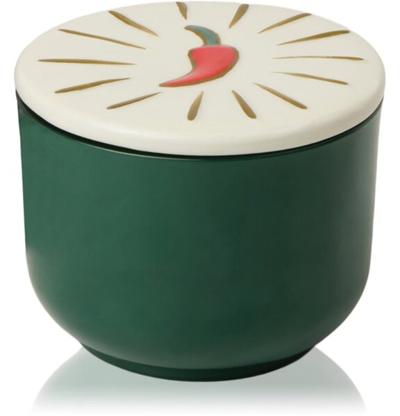 Paddywax Charmed Chili Pepper & Mango vonná sviečka s viečkom 226 g