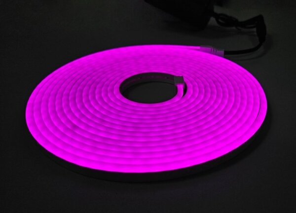 LED Flexibilný pásik NEON LED/10W/230V 5 m IP65 fialová