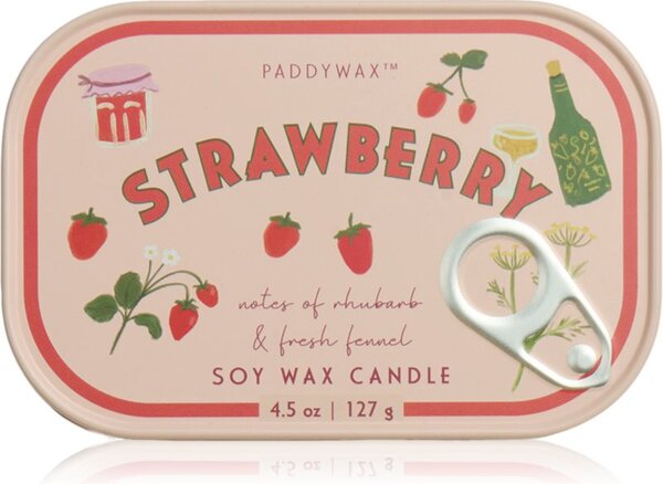 Paddywax Bistro Tin Strawberry vonná sviečka v plechu 127 g