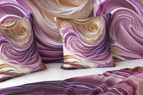 Obliečky Violet Mako satén 1x 140/200, 1x 70/90
