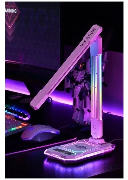 LED RGB Stmievateľná nabíjacia dotyková stolná lampa LED/7,5W/5V 2700-5300K biela