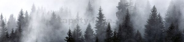 Samolepiace tapety za kuchynskú linku, rozmer 260 cm x 60 cm, les v hmle, DIMEX KI-260-143