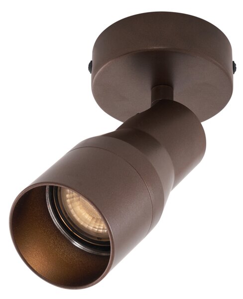 Moderné stropné bodové svetlo tmavá bronz GU10 50 mm okrúhle - Stanley