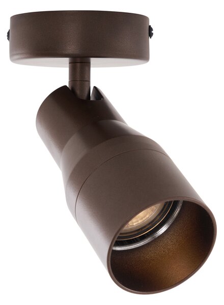 Moderné stropné bodové svetlo tmavá bronz GU10 50 mm okrúhle - Stanley