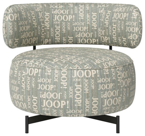 DIZAJNOVÉ KRESLO, textil, modrá, zelená Joop! - Kreslá
