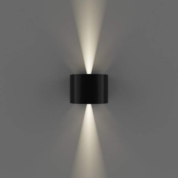 APLED - LED Vonkajšie nástenné svietidlo OVAL 2xLED/3W/230V IP65