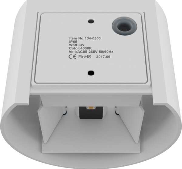 APLED - LED Vonkajšie nástenné svietidlo OVAL 2xLED/3W/230V IP65