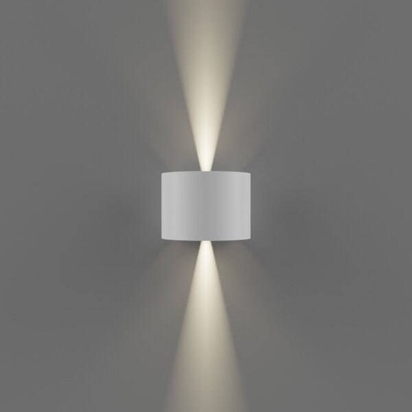 APLED - LED Vonkajšie nástenné svietidlo OVAL 2xLED/3W/230V IP65
